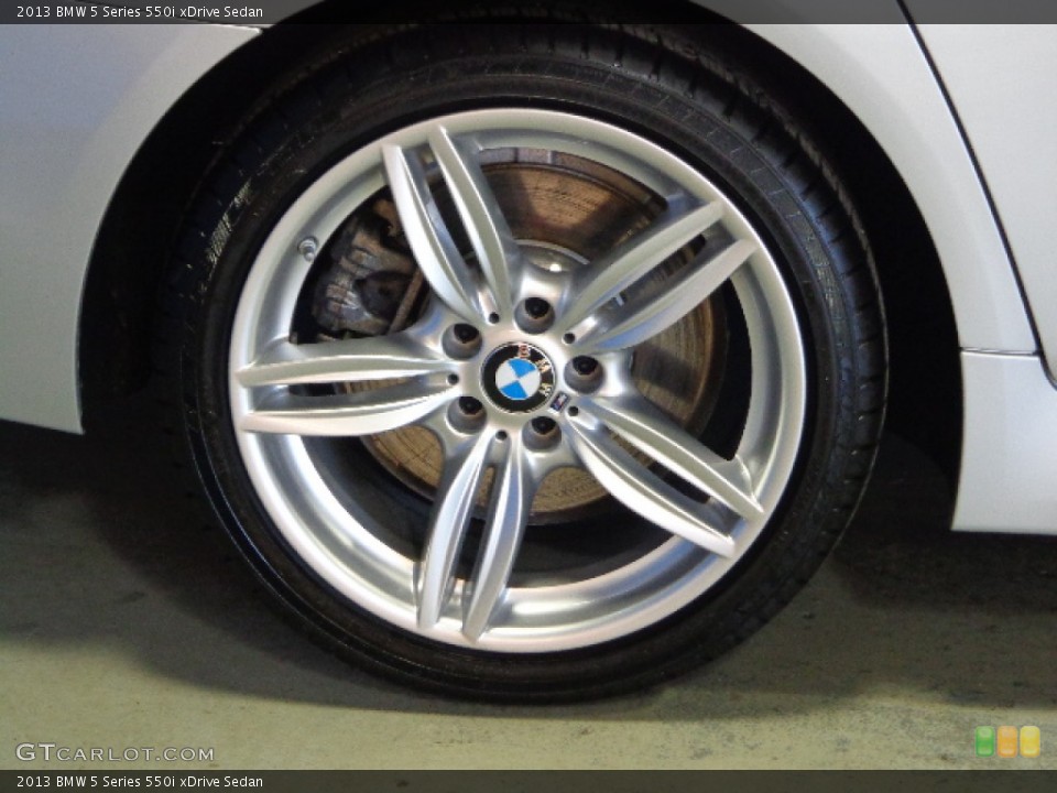2013 BMW 5 Series 550i xDrive Sedan Wheel and Tire Photo #79559551