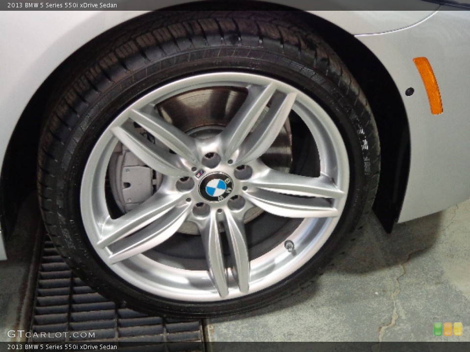 2013 BMW 5 Series 550i xDrive Sedan Wheel and Tire Photo #79559566