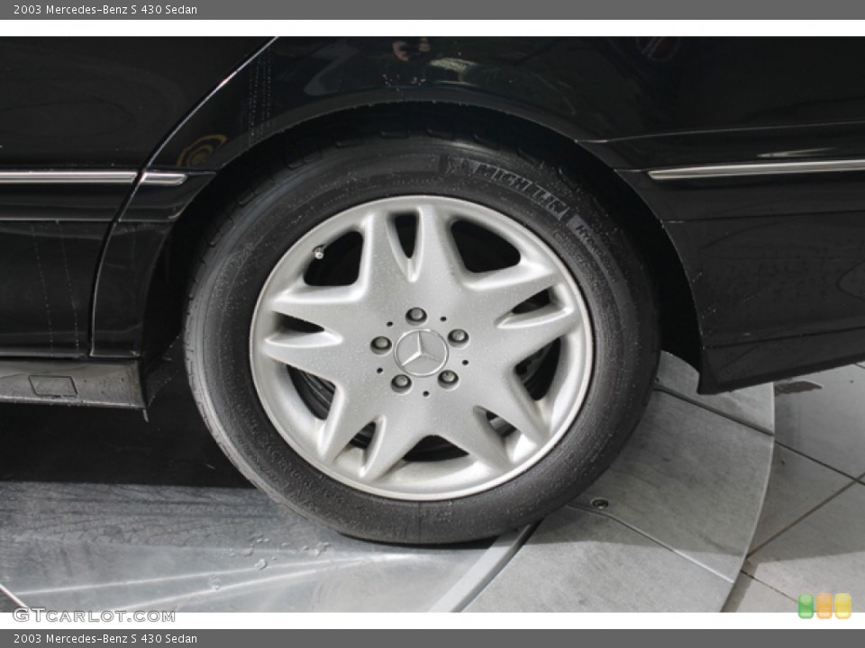 2003 Mercedes-Benz S 430 Sedan Wheel and Tire Photo #79562764