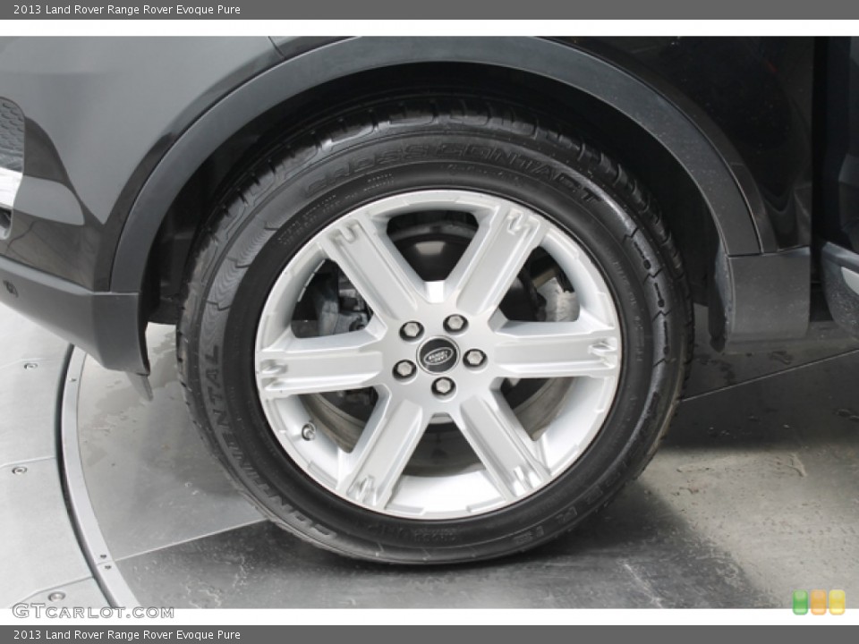 2013 Land Rover Range Rover Evoque Pure Wheel and Tire Photo #79567525