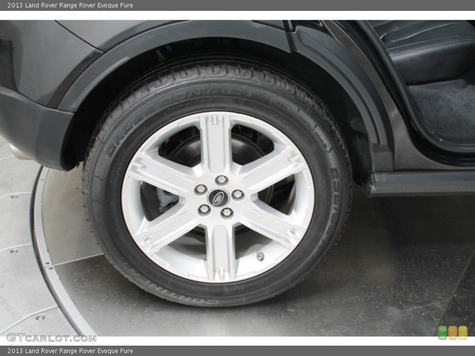 2013 Land Rover Range Rover Evoque Pure Wheel and Tire Photo #79567534