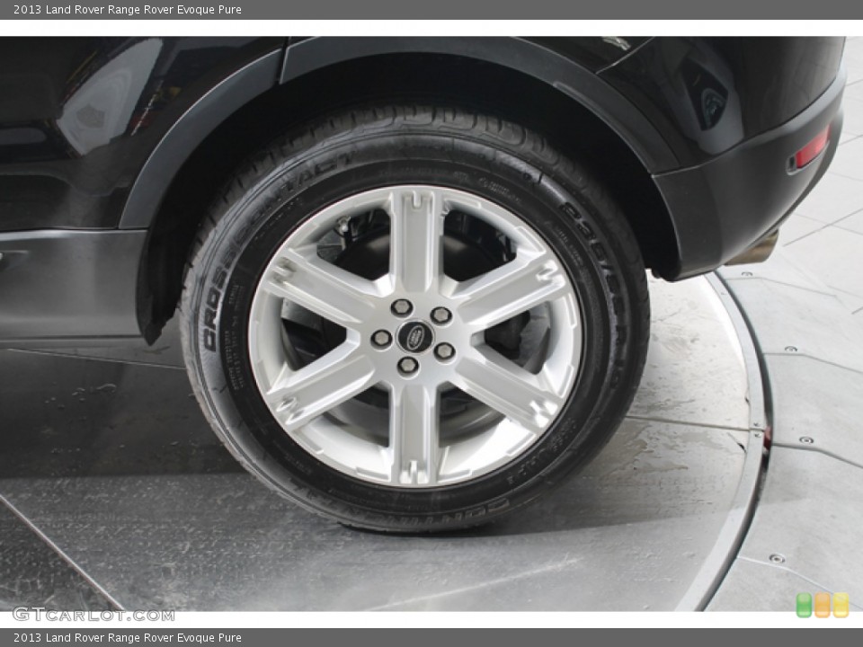 2013 Land Rover Range Rover Evoque Pure Wheel and Tire Photo #79567552