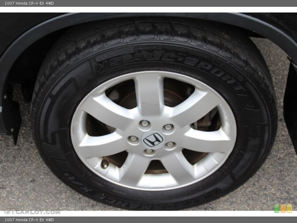 2007 Honda CR-V EX 4WD Wheel and Tire Photo #79572338