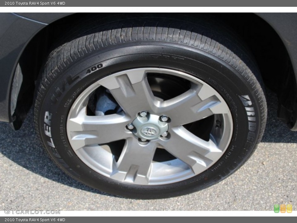 2010 Toyota RAV4 Sport V6 4WD Wheel and Tire Photo #79572862