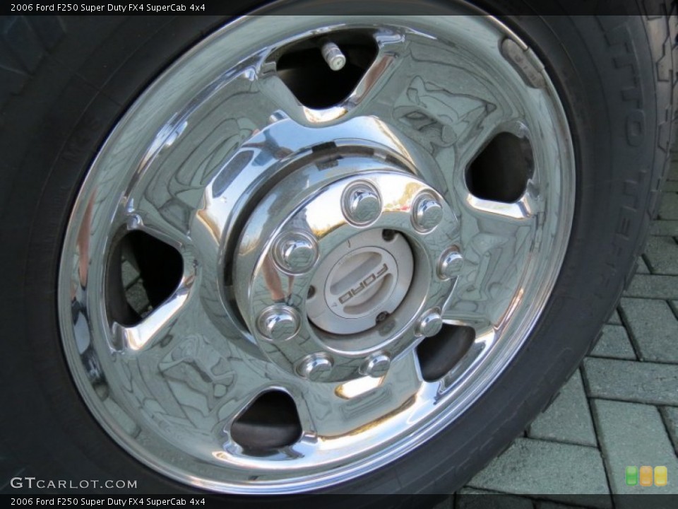 2006 Ford F250 Super Duty FX4 SuperCab 4x4 Wheel and Tire Photo #79576185