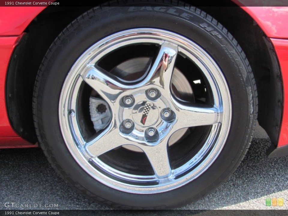 1991 Chevrolet Corvette Coupe Wheel and Tire Photo #79577062