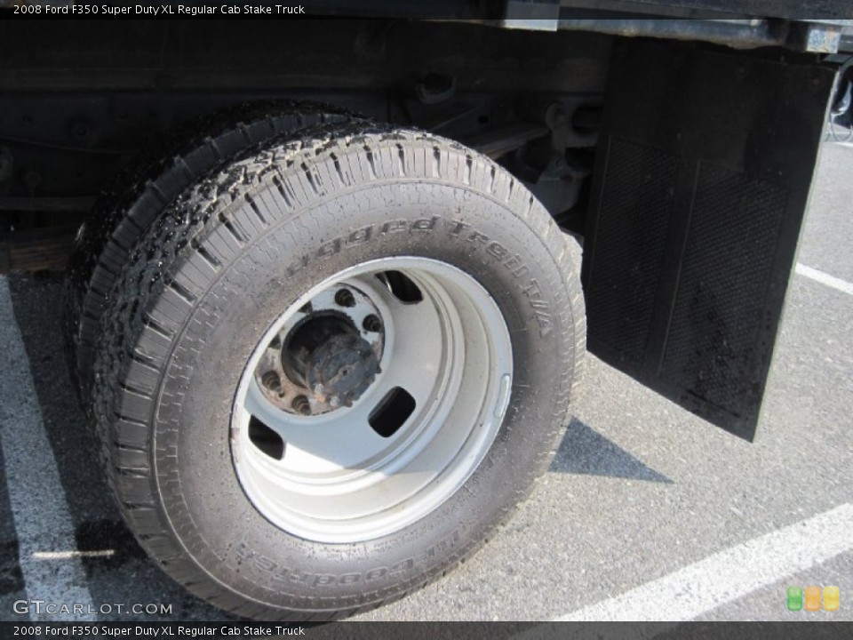 2008 Ford F350 Super Duty XL Regular Cab Stake Truck Wheel and Tire Photo #79577107
