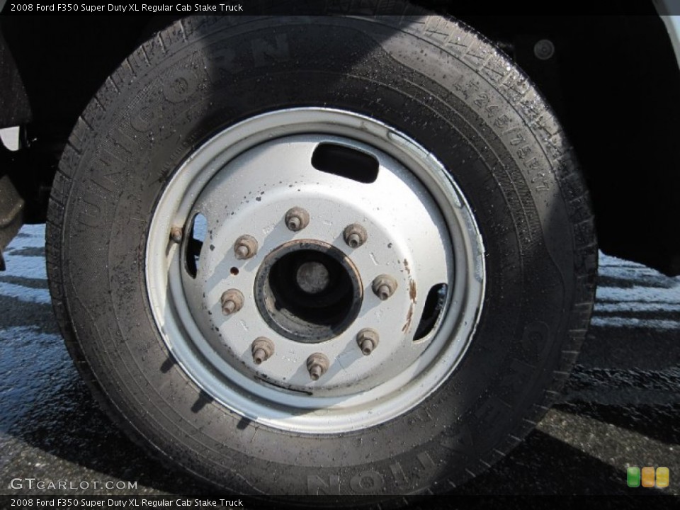 2008 Ford F350 Super Duty XL Regular Cab Stake Truck Wheel and Tire Photo #79577131