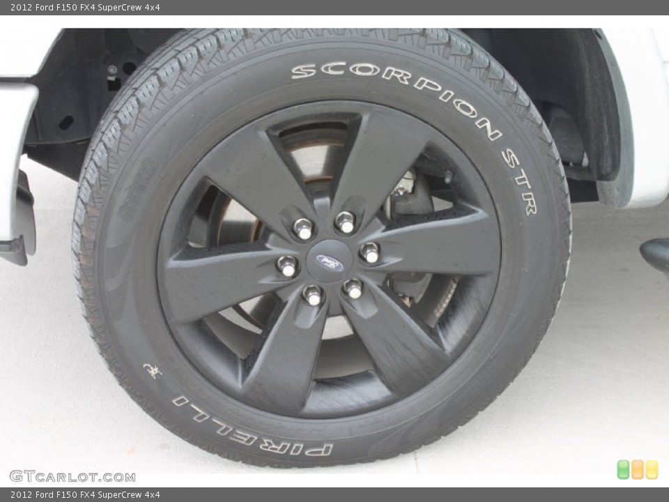 2012 Ford F150 FX4 SuperCrew 4x4 Wheel and Tire Photo #79577269