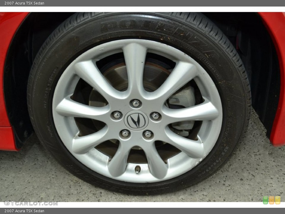 2007 Acura TSX Sedan Wheel and Tire Photo #79581587