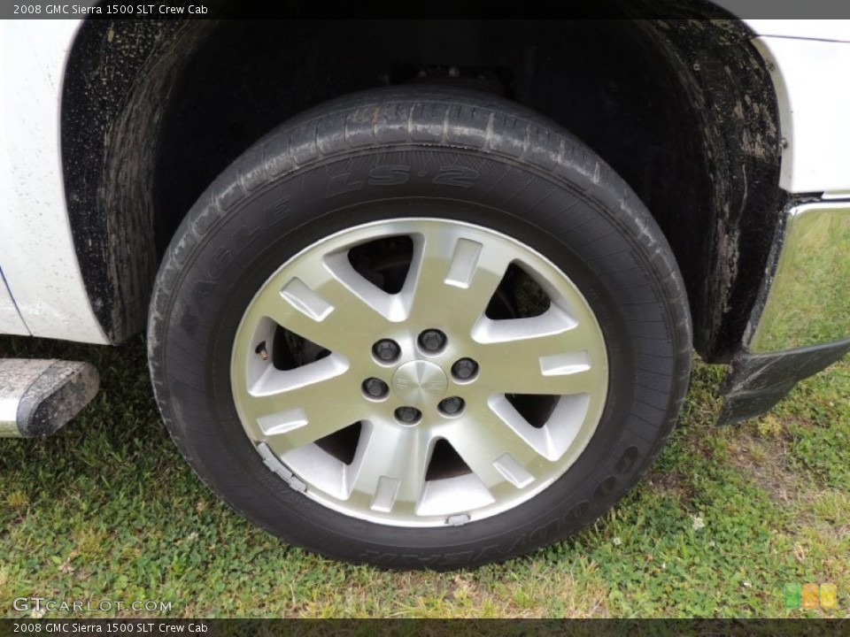 2008 GMC Sierra 1500 SLT Crew Cab Wheel and Tire Photo #79583713