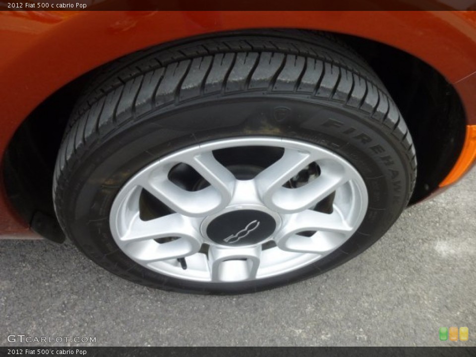 2012 Fiat 500 c cabrio Pop Wheel and Tire Photo #79584551