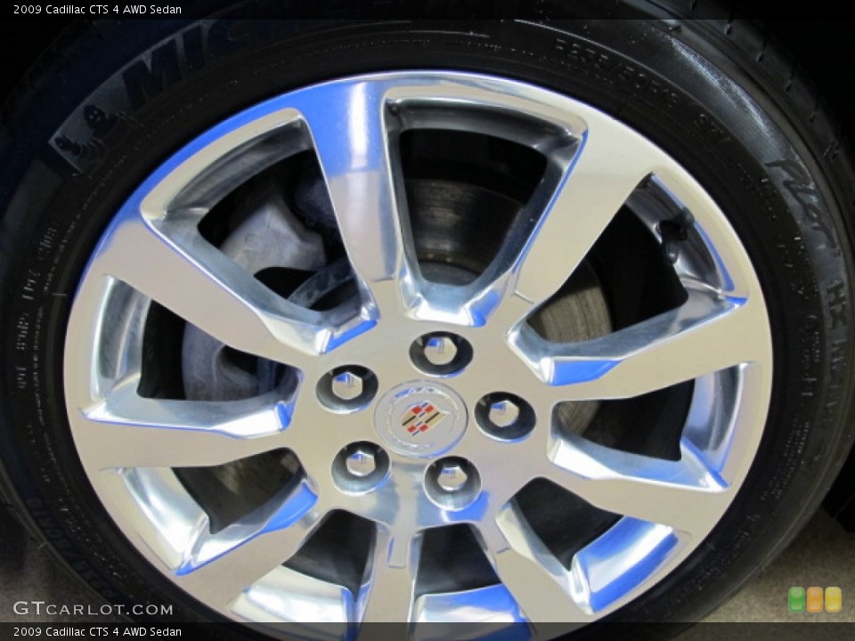 2009 Cadillac CTS 4 AWD Sedan Wheel and Tire Photo #79589521