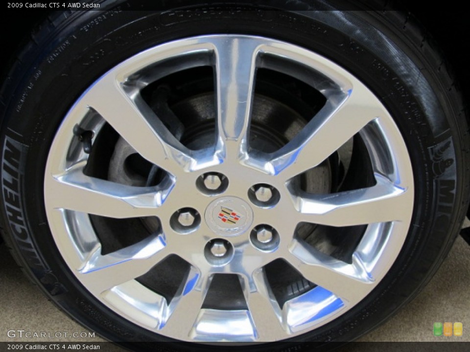 2009 Cadillac CTS 4 AWD Sedan Wheel and Tire Photo #79589543