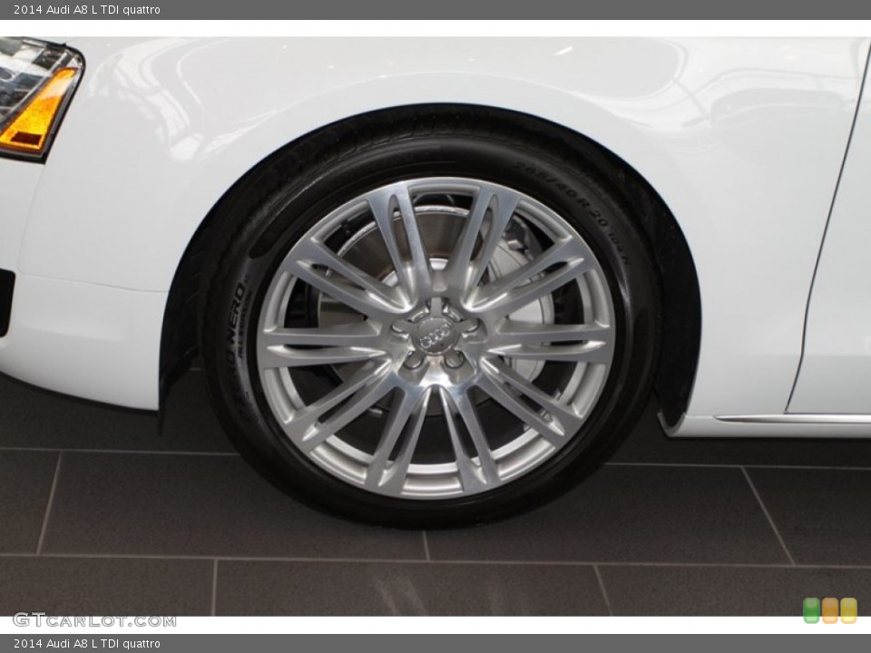 2014 Audi A8 L TDI quattro Wheel and Tire Photo #79589782