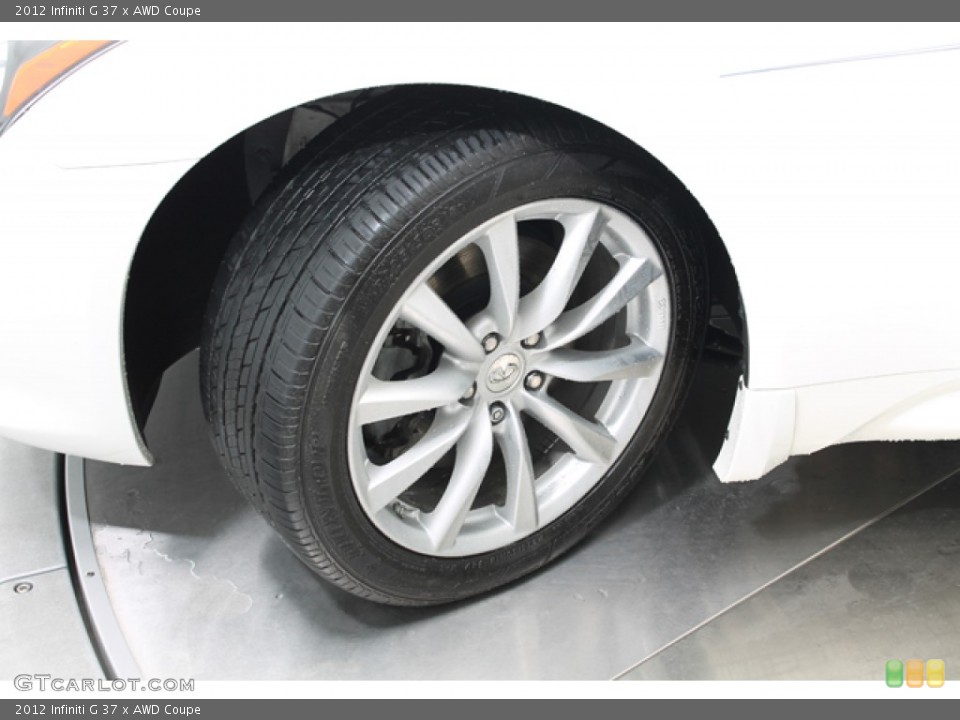 2012 Infiniti G 37 x AWD Coupe Wheel and Tire Photo #79590763