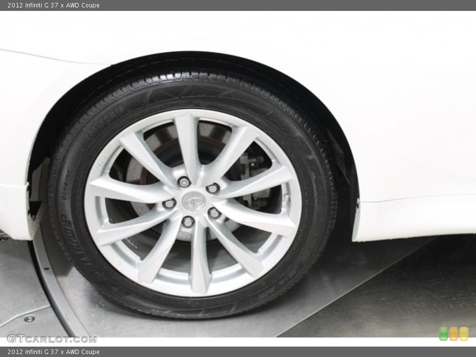 2012 Infiniti G 37 x AWD Coupe Wheel and Tire Photo #79590784