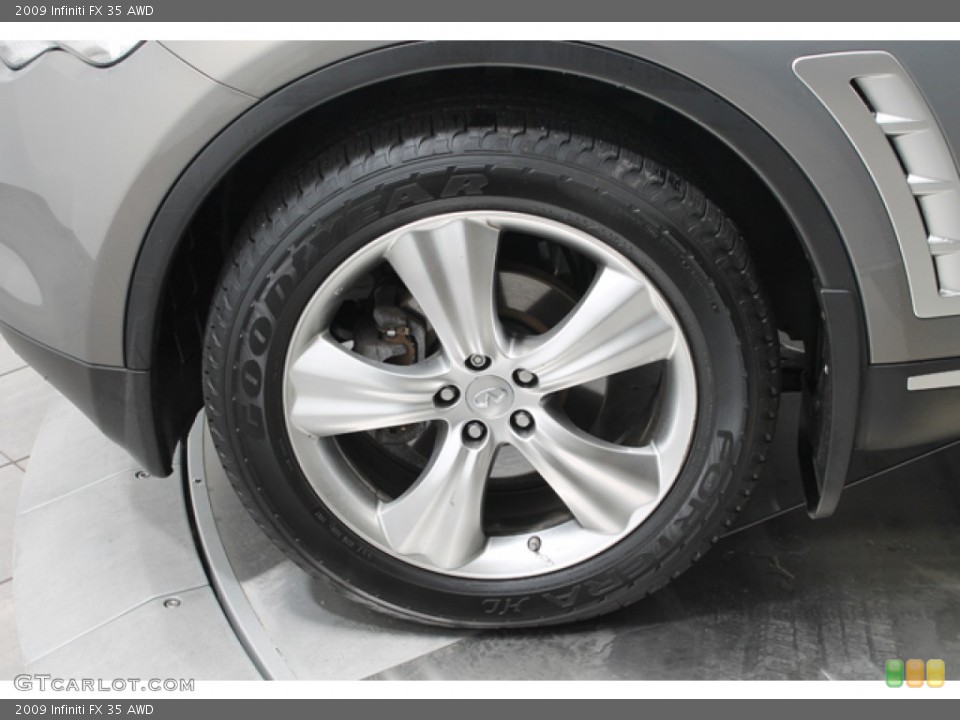 2009 Infiniti FX 35 AWD Wheel and Tire Photo #79591687