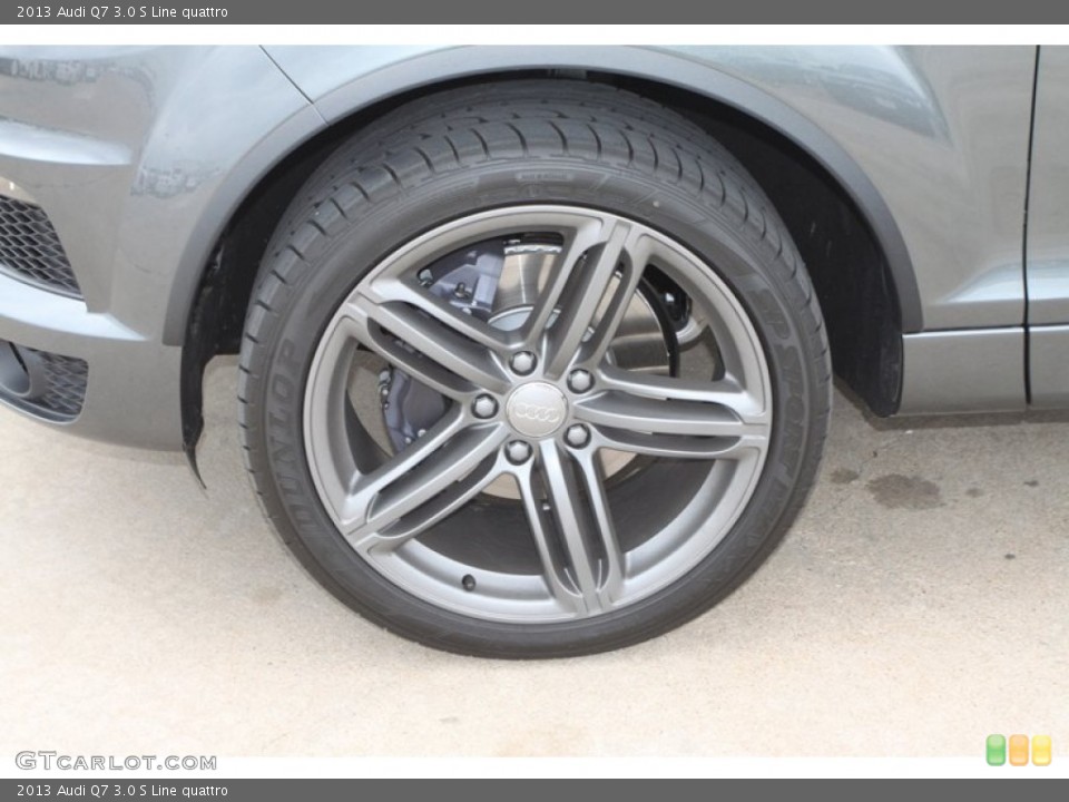 2013 Audi Q7 3.0 S Line quattro Wheel and Tire Photo #79591956