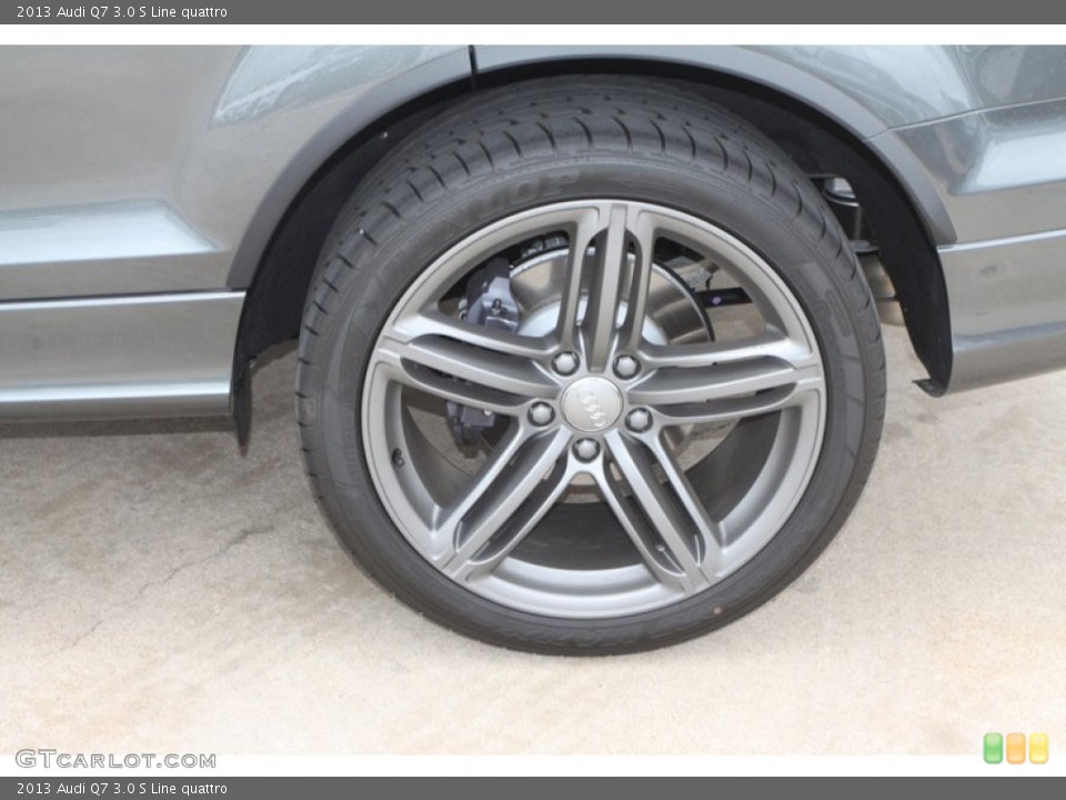 2013 Audi Q7 3.0 S Line quattro Wheel and Tire Photo #79591978