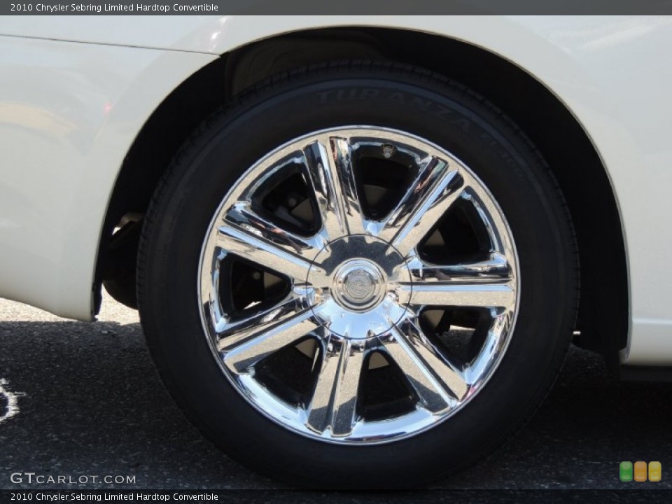 2010 Chrysler Sebring Limited Hardtop Convertible Wheel and Tire Photo #79595185