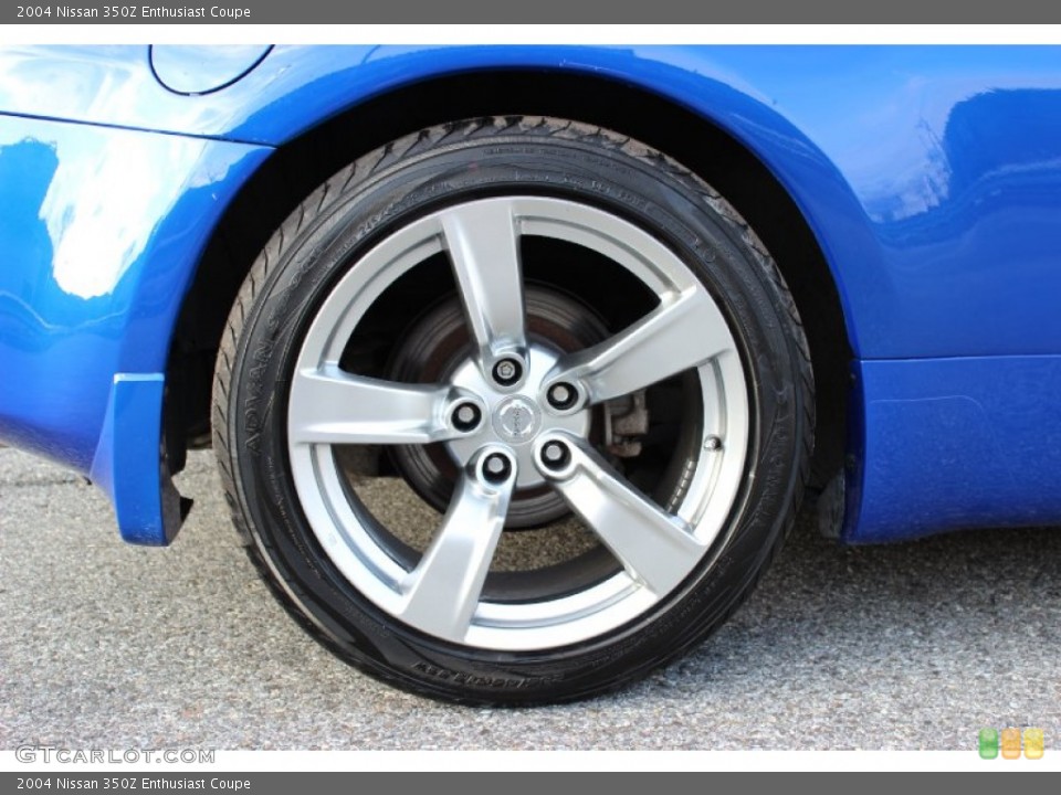 2004 Nissan 350Z Enthusiast Coupe Wheel and Tire Photo #79595664