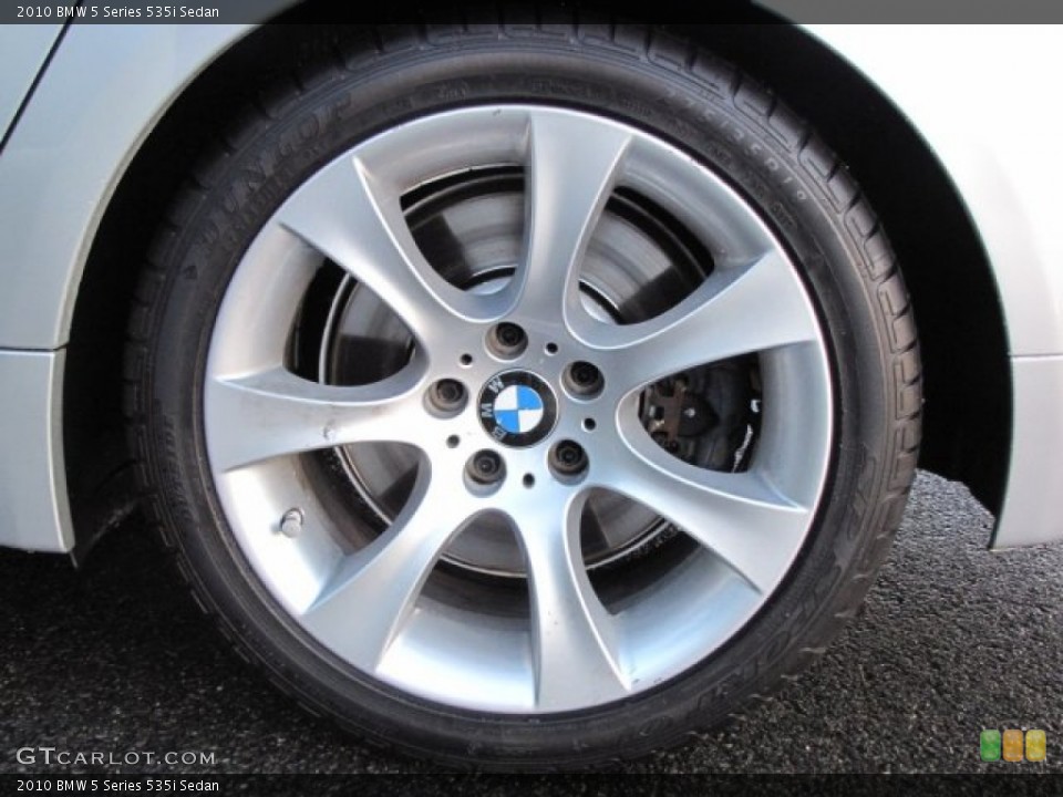 2010 BMW 5 Series 535i Sedan Wheel and Tire Photo #79596352