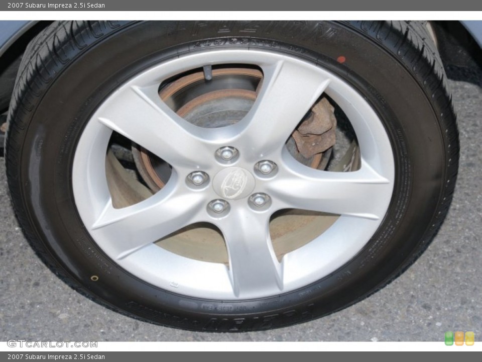 2007 Subaru Impreza 2.5i Sedan Wheel and Tire Photo #79598007