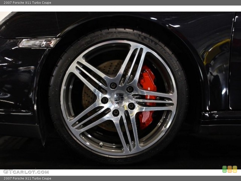 2007 Porsche 911 Turbo Coupe Wheel and Tire Photo #79598283