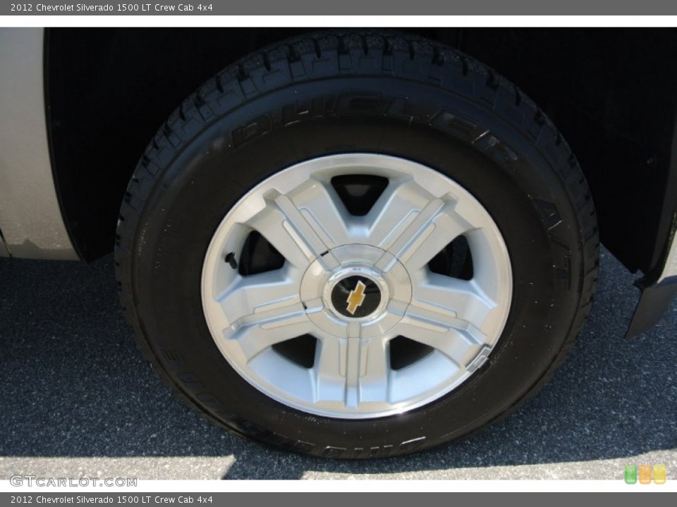 2012 Chevrolet Silverado 1500 LT Crew Cab 4x4 Wheel and Tire Photo #79601227