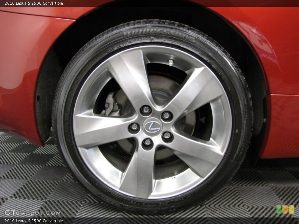 2010 Lexus IS 250C Convertible Wheel and Tire Photo #79601779