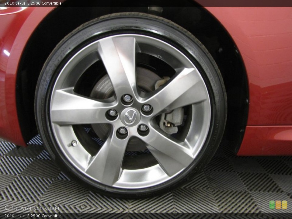 2010 Lexus IS 250C Convertible Wheel and Tire Photo #79601797