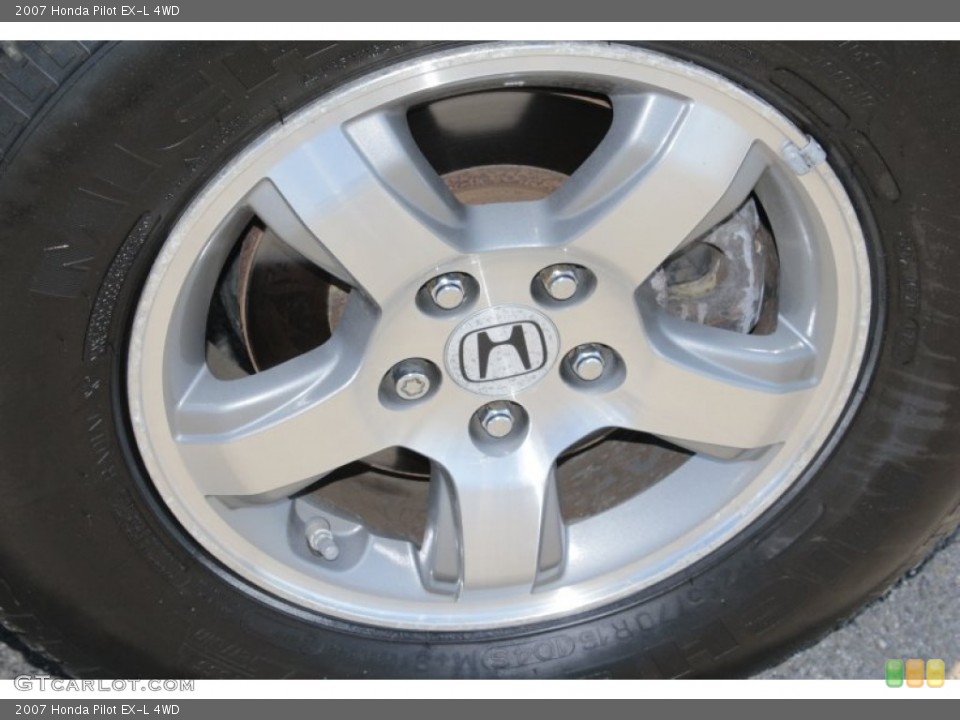 2007 Honda Pilot EX-L 4WD Wheel and Tire Photo #79602774
