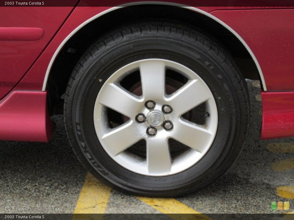 2003 Toyota Corolla S Wheel and Tire Photo #79603306