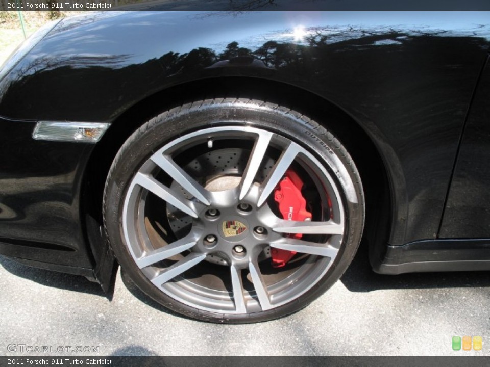 2011 Porsche 911 Turbo Cabriolet Wheel and Tire Photo #79604725