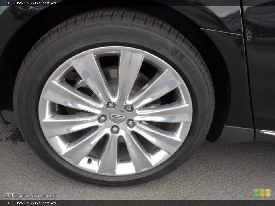 2013 Lincoln MKS EcoBoost AWD Wheel and Tire Photo #79609846
