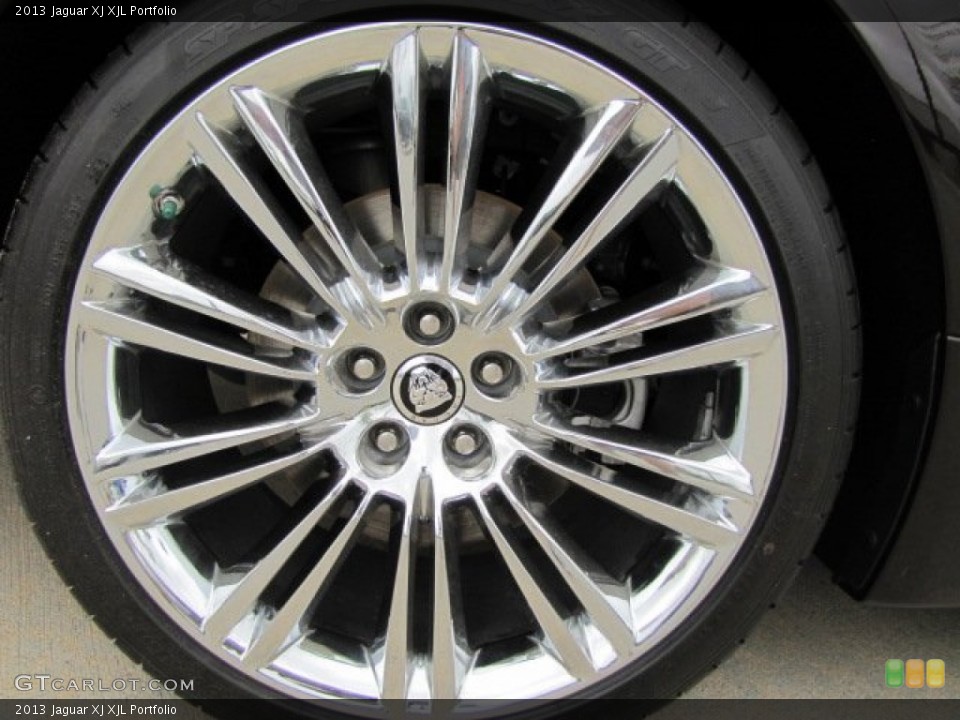 2013 Jaguar XJ XJL Portfolio Wheel and Tire Photo #79610337