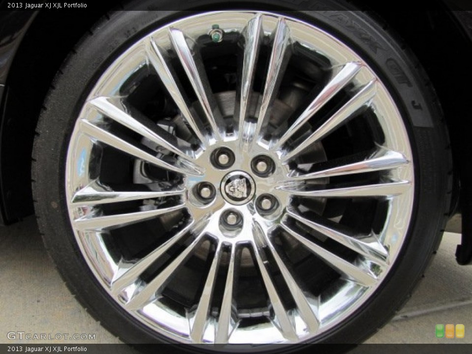 2013 Jaguar XJ XJL Portfolio Wheel and Tire Photo #79610371