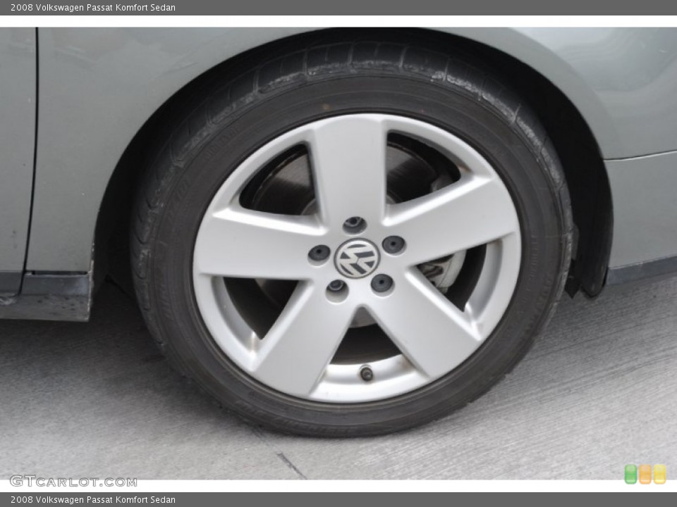 2008 Volkswagen Passat Komfort Sedan Wheel and Tire Photo #79610953