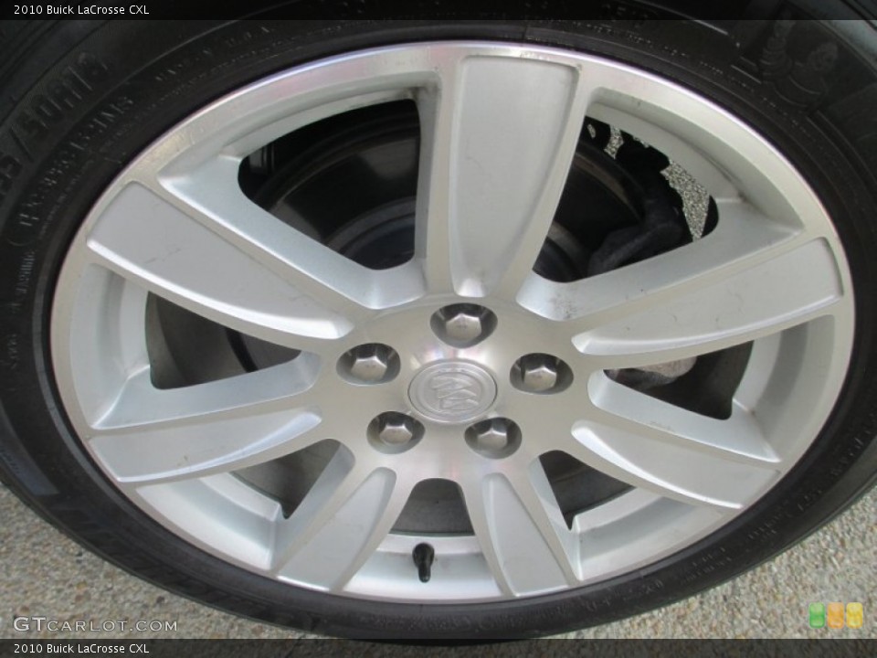 2010 Buick LaCrosse CXL Wheel and Tire Photo #79612703