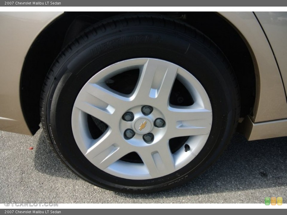 2007 Chevrolet Malibu LT Sedan Wheel and Tire Photo #79612850
