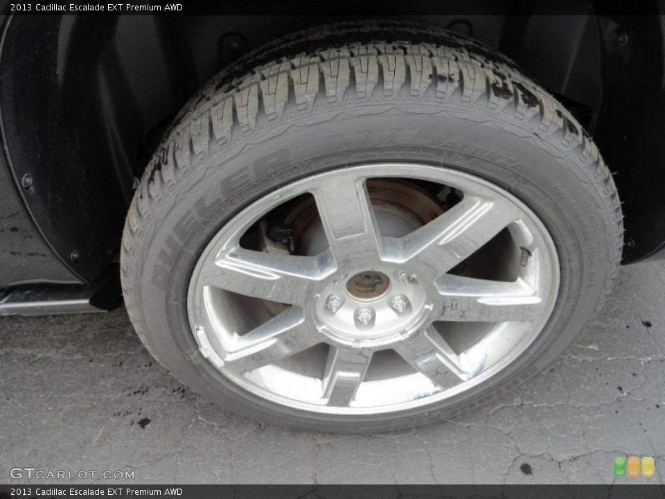 2013 Cadillac Escalade EXT Premium AWD Wheel and Tire Photo #79617546