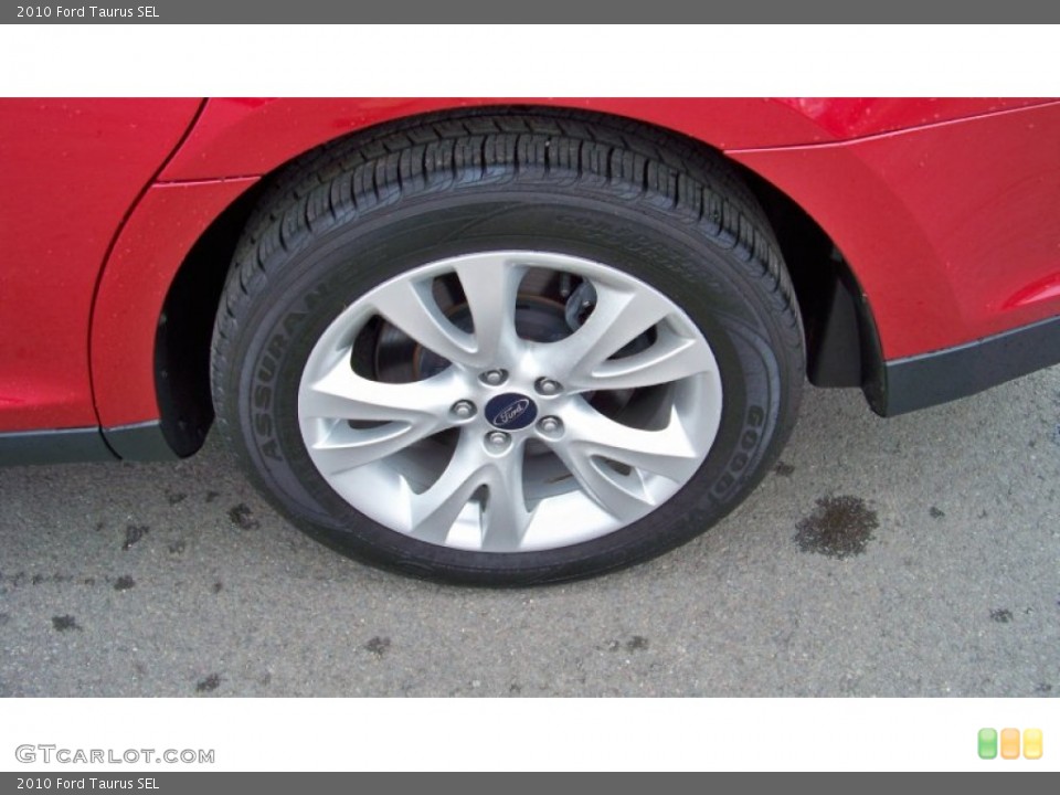 2010 Ford Taurus SEL Wheel and Tire Photo #79621470