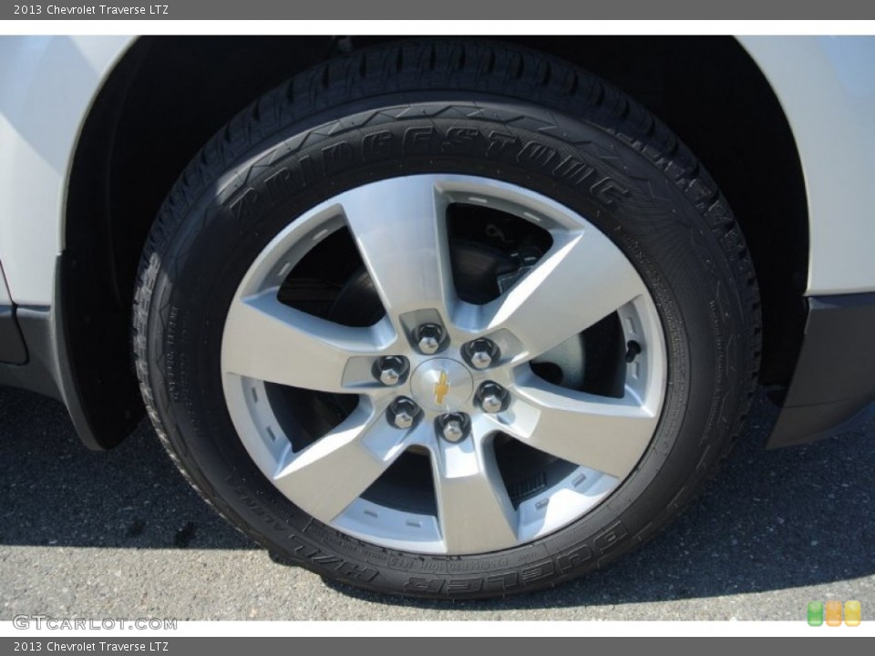 2013 Chevrolet Traverse LTZ Wheel and Tire Photo #79621777