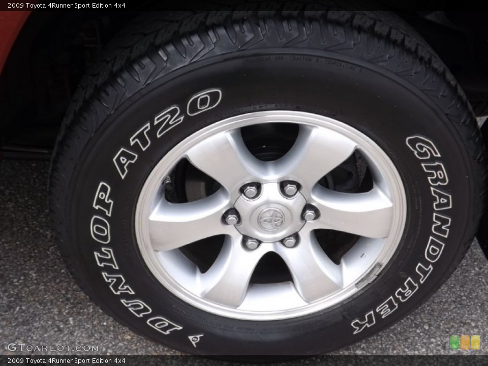 2009 Toyota 4Runner Sport Edition 4x4 Wheel and Tire Photo #79628563