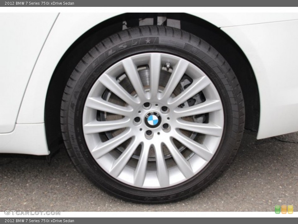 2012 BMW 7 Series 750i xDrive Sedan Wheel and Tire Photo #79632110