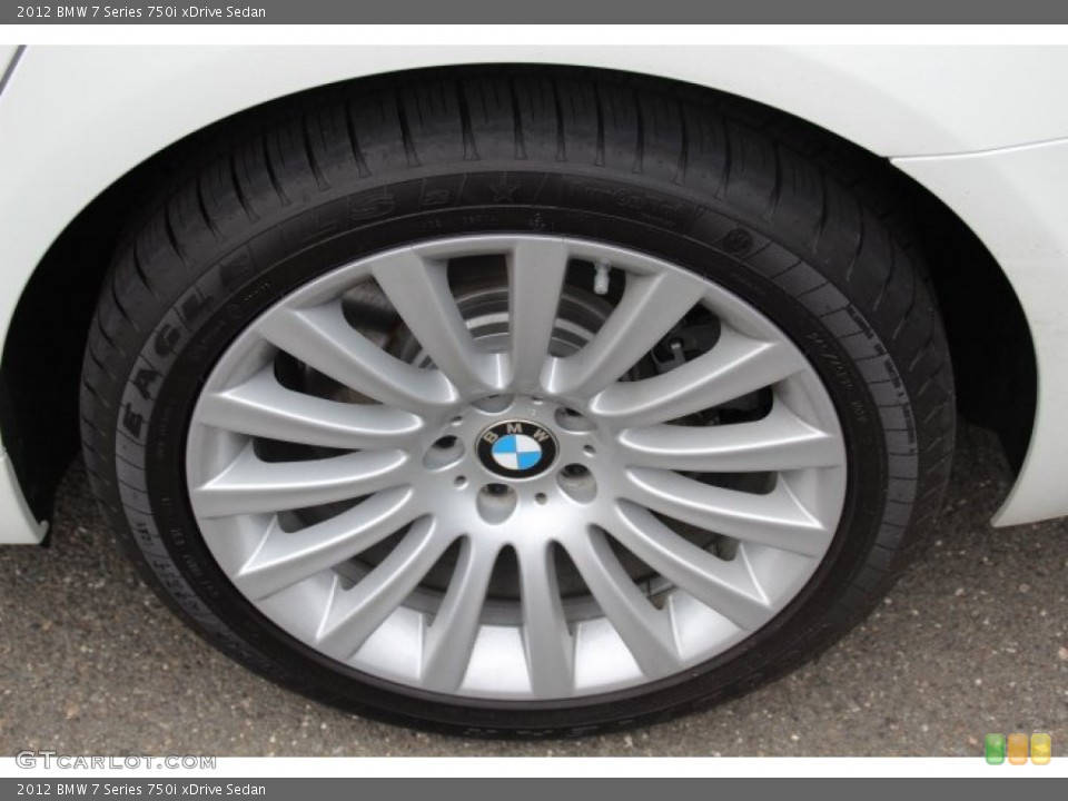 2012 BMW 7 Series 750i xDrive Sedan Wheel and Tire Photo #79632121
