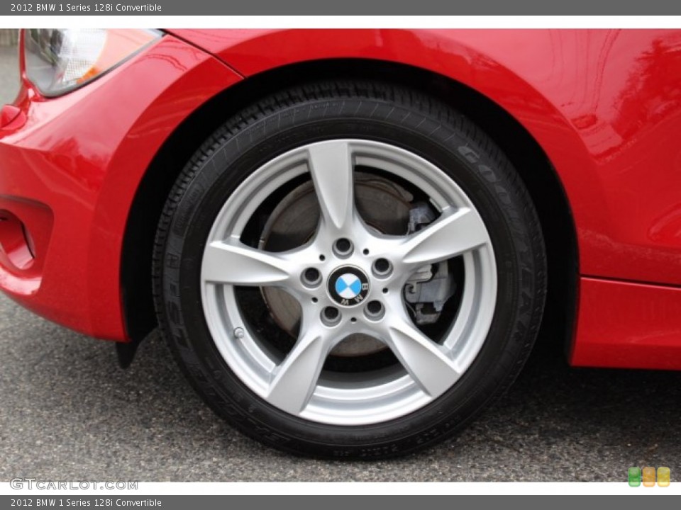 2012 BMW 1 Series 128i Convertible Wheel and Tire Photo #79633166