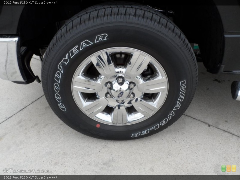 2012 Ford F150 XLT SuperCrew 4x4 Wheel and Tire Photo #79634453