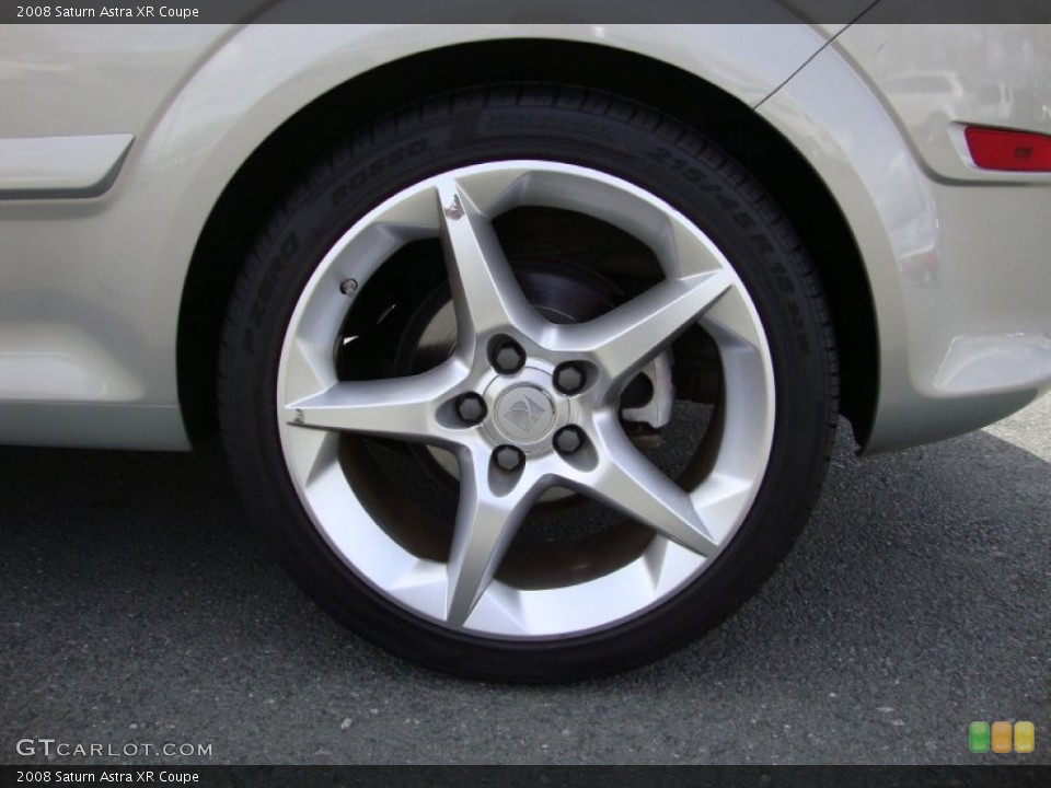 2008 Saturn Astra XR Coupe Wheel and Tire Photo #79635017